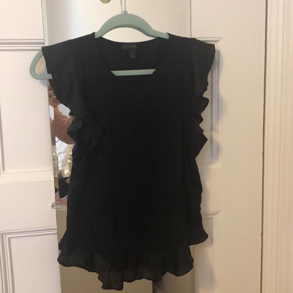 Jcrew back ruffle top size S - Picture 1 of 5
